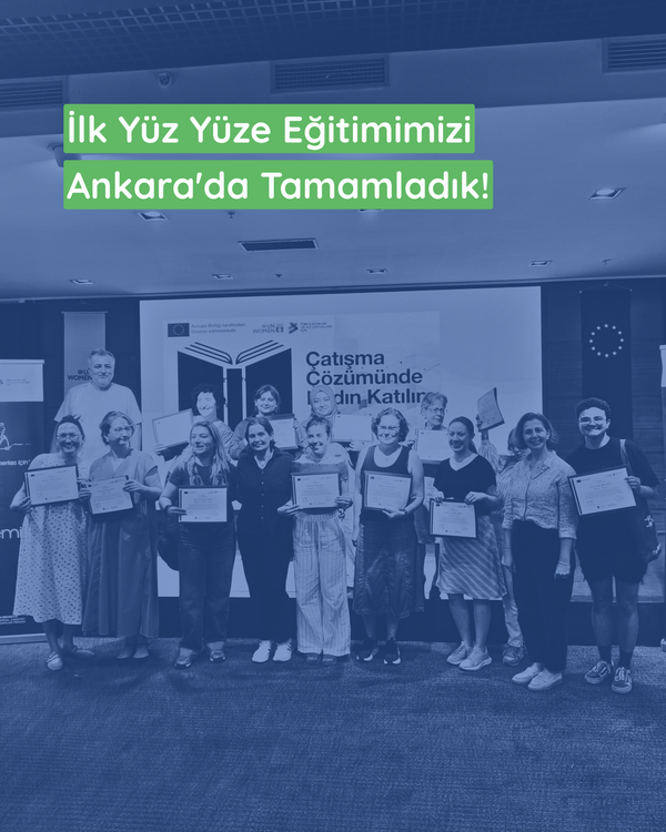 İlk Yüz Yüze Eğitimimizi Ankara'da Tamamladık